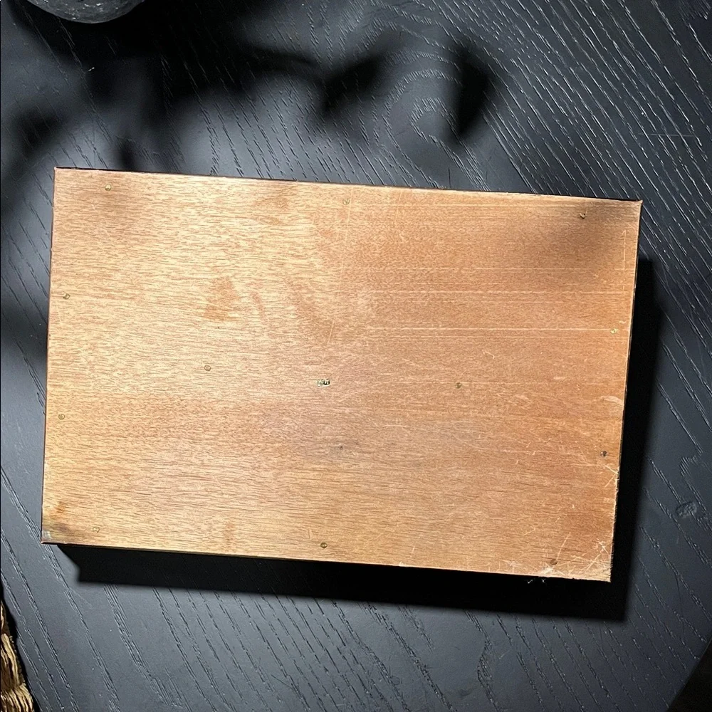 Elegant Wooden Bath Caddy